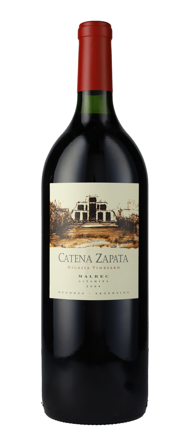 Køb 2004 Catena Zapata Nicasia Vineyard Altamira Malbec Magnum i dag